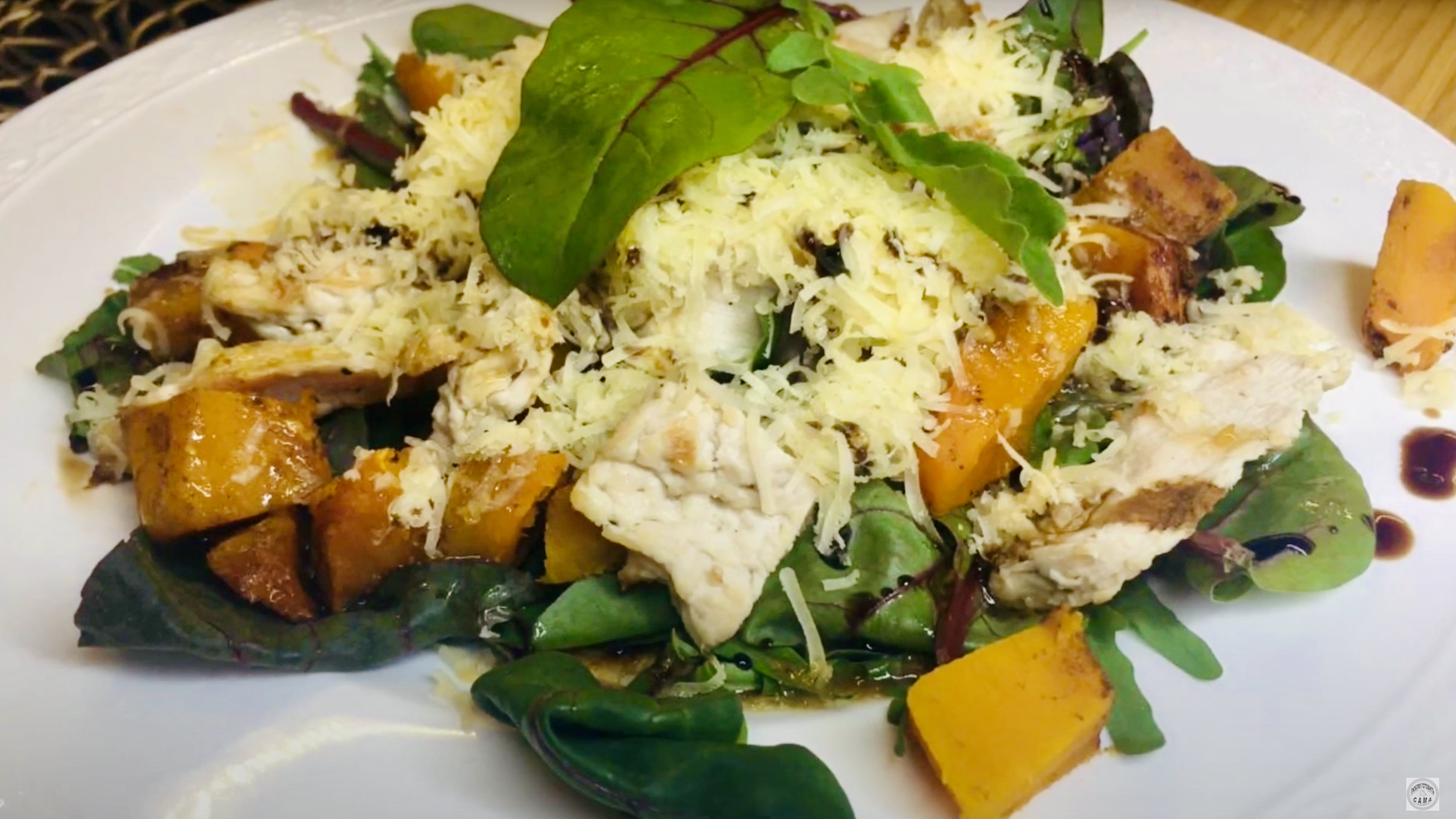 Запечённая тыква с индейкой ? смотреть онлайн