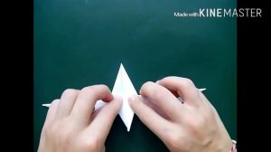 Как сделать оригами чайку