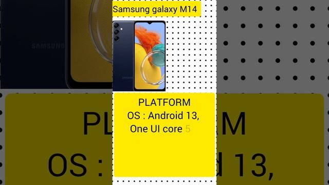 Samsung galaxy M14