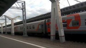 Отправление поезда №109 СПб - Астрахань (Full HD)