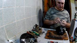 Фонарь для лучения рыбы острогой.
