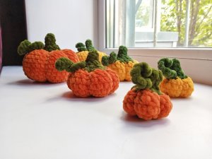 Мастер-класс-Плюшевая тыква крючком