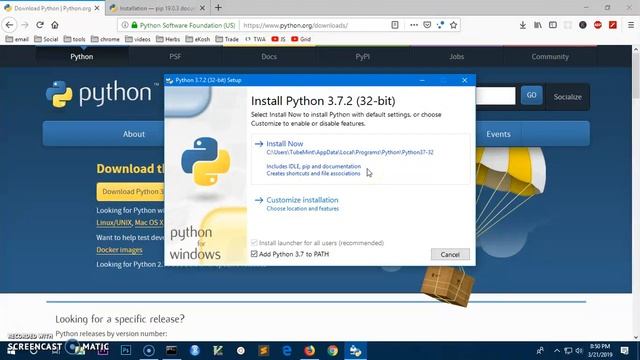 How to install Python package pip on Windows 10/8/7 смотреть онлайн