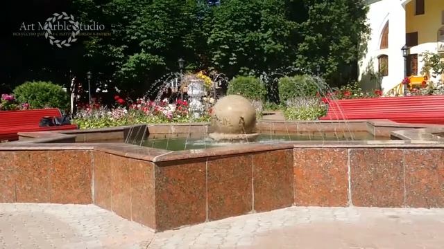 Фонтан шар