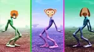 Dame tu cosita Alien Dance with song Green Alien Dance 2022