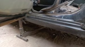 приора, замена левого стакана+ ремонт лонжерона+ зачистка и обработка подкрылка.