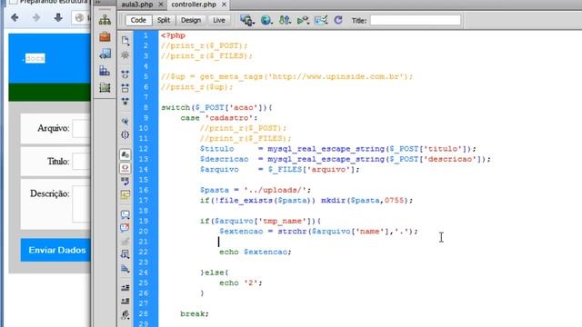 Upload de arquivos, imagens e vídeos com jQuery e PHP (aula #43) смотреть онлайн