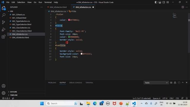 CSS Selectors | Part 5 - ID Selector | CSS Tutorials #05
