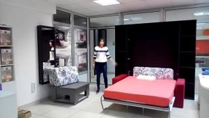 Шкаф кровать с диваном