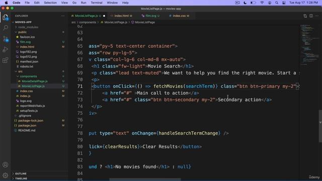 Header - React JS for the Absolute Beginner
