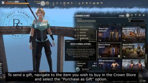 HOW TO.. Sending and receiving gifts from crown store in ESO