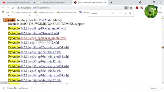 Sửa lỗi không cài được pyaudio năm 2021 "lato' channel" смотреть онлайн