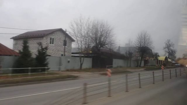 Большая Серпуховская улица - вечерняя поездка по югу Подольска смотреть онлайн