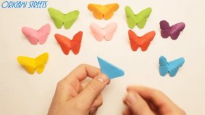 Как сделать бабочку из бумаги. Бабочка из бумаги.