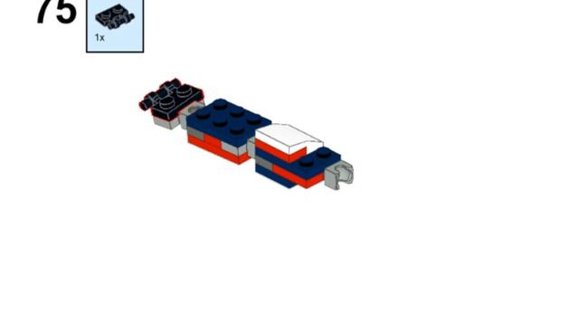 Lego 31088 two sets alternate build - Mechagodzilla from "Godzilla vs Mechagodzilla"