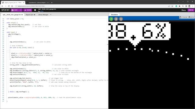 Knob+OLED Arduino - FULL TUTORIAL     (Potentiometer And OLED Display, 128x64px, SSD1306, FREE CODE