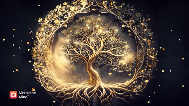 528Hz _ TREE of LIFE _ Whole Body Cell Regeneration + Heal Golden Chakra