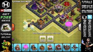 Clash Of Clans - "BEST!" TH9 DARK ELIXIR FARMING BASE 2016! - CoC BEST TOWN HALL 9 DE DEFENSE 2016!