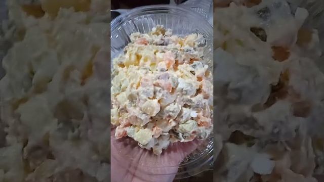 оливье с мясом