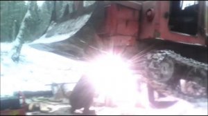Ремонт трактора ТТ-4 в лесу "на коленке"
