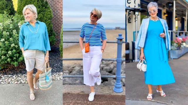 САМЫЕ МОДНЫЕ СОВРЕМЕННЫЕ ОБРАЗЫ НА ЛЕТО ДЛЯ ЖЕНЩИН 50+ 55+/FASHIONABLE MODERN LOOK FOR SUMMER