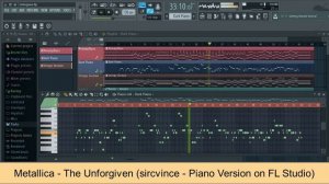 The Unforgiven - Metallica (sircvince Piano Version on FL Studio)