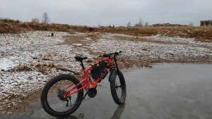 Поездки на электро фэтбайке / Заречье (13 ноября, 2018 г.)