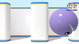 Учим цвета с 3Д Пакманом Фруктами и Овощами |Учим название 3д Фруктов и Овощей |Режем Фрукты и Овощ