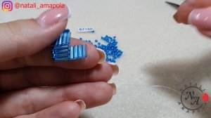 Браслет из стекляруса и бисера "ВОЛНА"/Браслет из бисера/Браслет своими руками/Как сделать браслет
