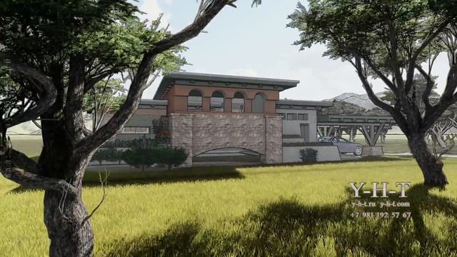 Заготовка Амальфи Комильфо АРТ ( 3 комнаты ) от Y-H-T, одноэтажный проект дома смотреть онлайн