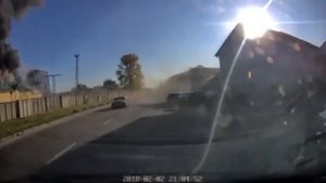 Попадание КАЛИБРА в электроподстанцию Львов