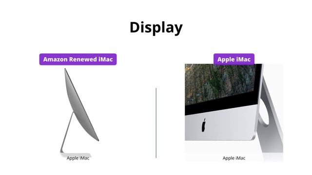 Apple iMac 21.5in Renewed vs iMac with Retina 4K Silver Renewed - Comparison смотреть онлайн