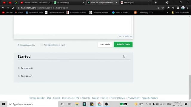 Solve me first | Python Hacker Rank Solution
