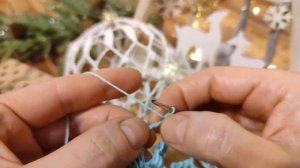Новогодний ШАР крючком / Christmas BALL crochet