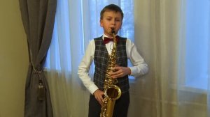 И. Бах Ария из оркестровой сюиты №3, Ре-мажор, на саксофоне альт, исполняет Аксенов Роман 9 лет