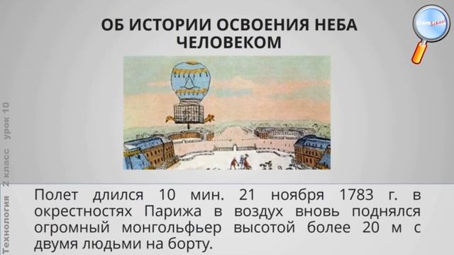 Технология 2 класс (Урок№10 - Что заставляет вращаться винт-пропеллер?)