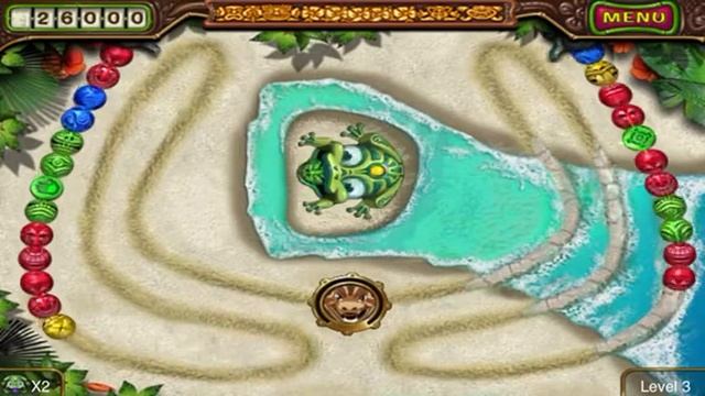 Playing the pirated version of Zuma Revenge on IOS | Играем в пиратскую версию Zuma Revenge на IOS смотреть онлайн