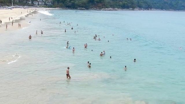 Таиланд. Пхукет. Пляж Ката-Ной. Волны. смотреть онлайн