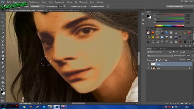 Как изменить лицо в photoshop смотреть онлайн