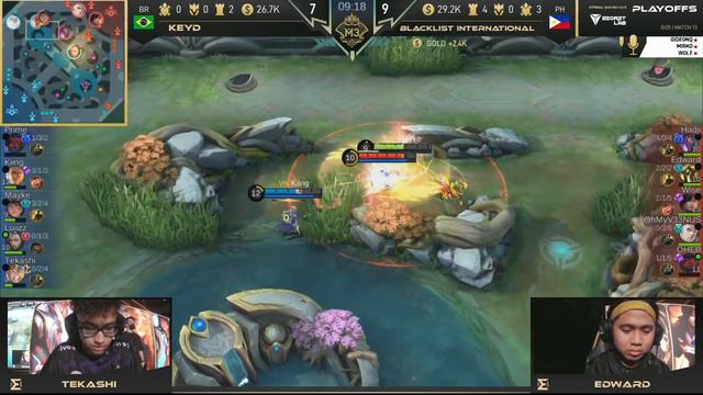 MANIAC PARA SA PILIPINAS! BLACKLIST VS KEYD GAME 1 M3 PLAYOFFS DAY 5 смотреть онлайн