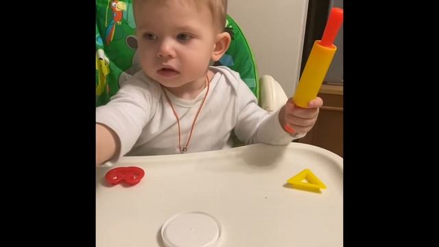 [Educational games for children from 1 year old] РАЗВИВАЮЩИЕ ИГРЫ С ДЕТЬМИ ОТ 1 ГОДА |ЦВЕТНОЕ ТЕСТО смотреть онлайн