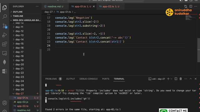 19 Typescript: String and Regular Expressions