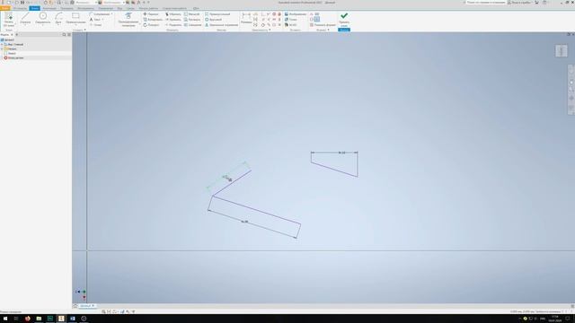 Основы Inventor |  2.5 Создание Эскиза. Размеры