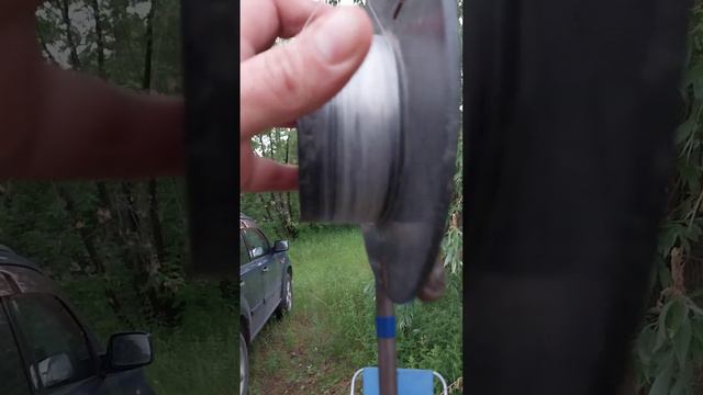 Самодельный выброс,для заброса резины. смотреть онлайн