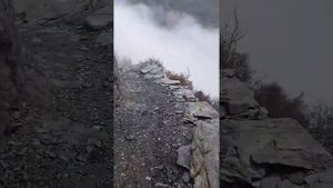 дорога в самое труднодоступное село Дагестана, Хушет, Цумадинский район.