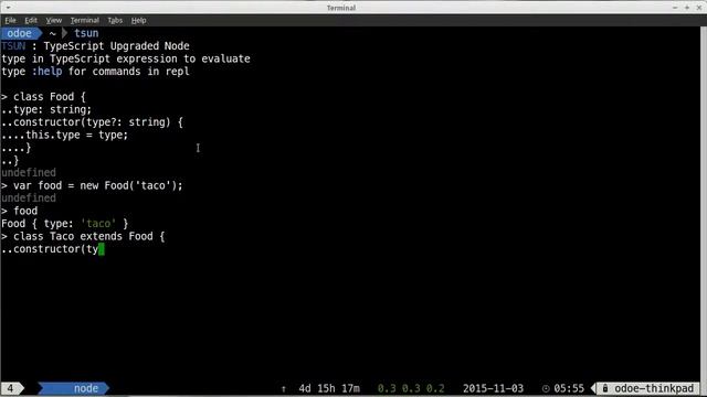 TypeScript Classes