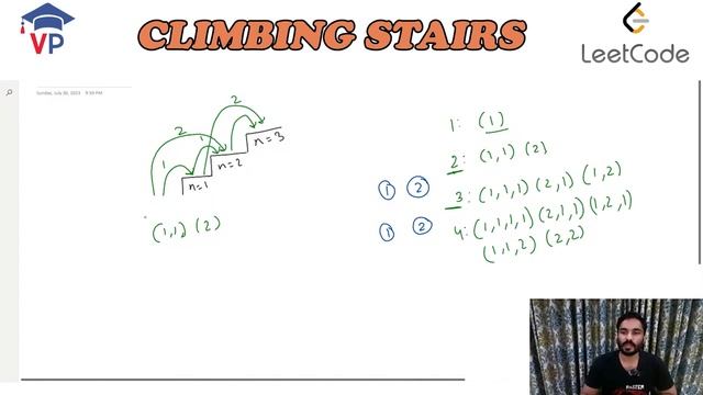 Climbing Stairs Problem | Detailed Explanation and Code (Java ) | LeetCode 70
