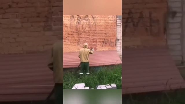 Бережная пескоструйная очистка кирпича от старой краски и граффити