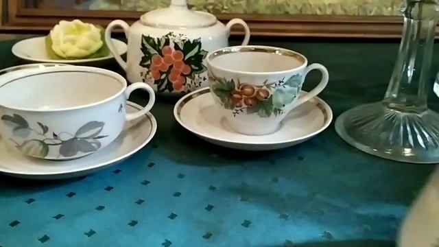 Покупки в винтажной лавке- и опять недорого! Посуда для чаепитий! смотреть онлайн