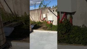 Нестандартная теплица с двойной пленкой и наддувом воздуха.